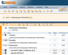 BSCW Ordner BSCW Ordner