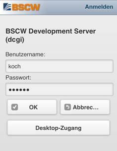 Mobile-Login