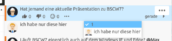 Nachrichten thematisch ineinander schieben